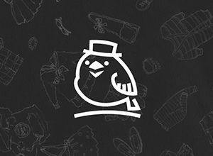 卡通小鸟标志LOGO标志