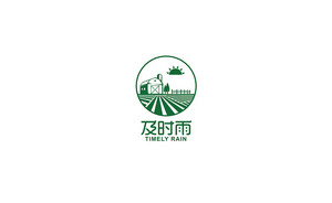 及时雨标志设计LOGO
