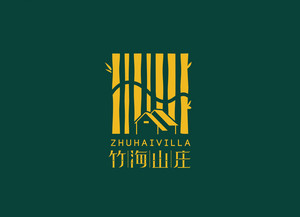 原创竹海山庄设计LogoLOGO