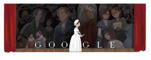 【Google】乔安娜贝利诞生256周年LOGO