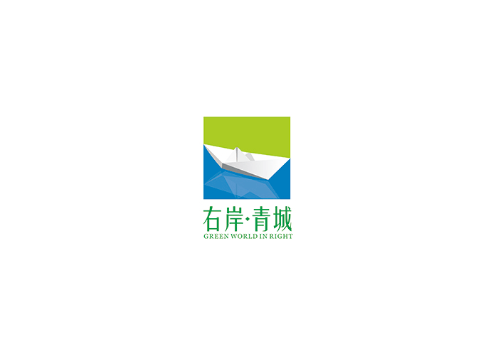 房地产LOGO右岸青城LOGO