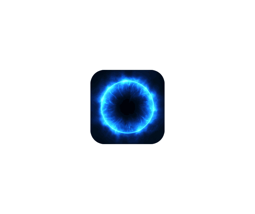 魔幻粒子指尖世界 ICON 图标标志