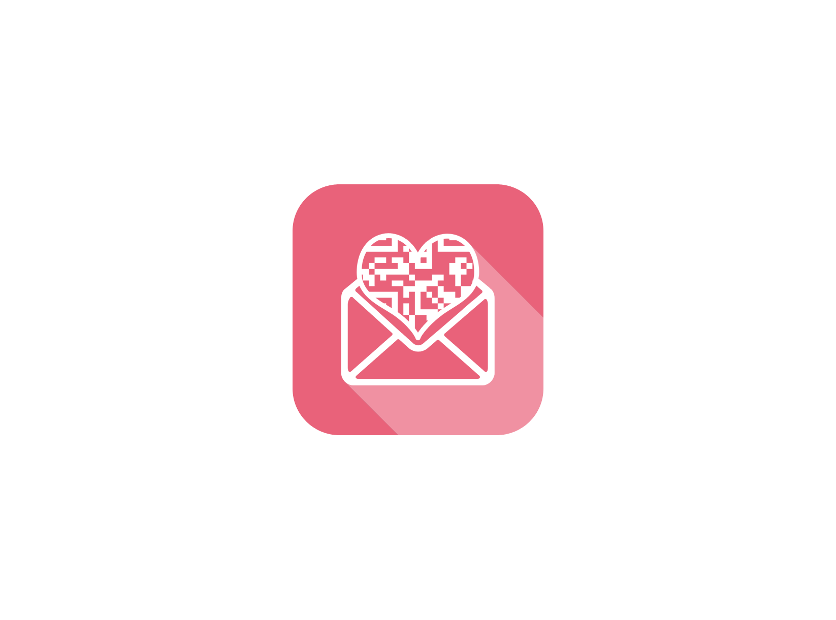 二维码情书 ICON 图标标志