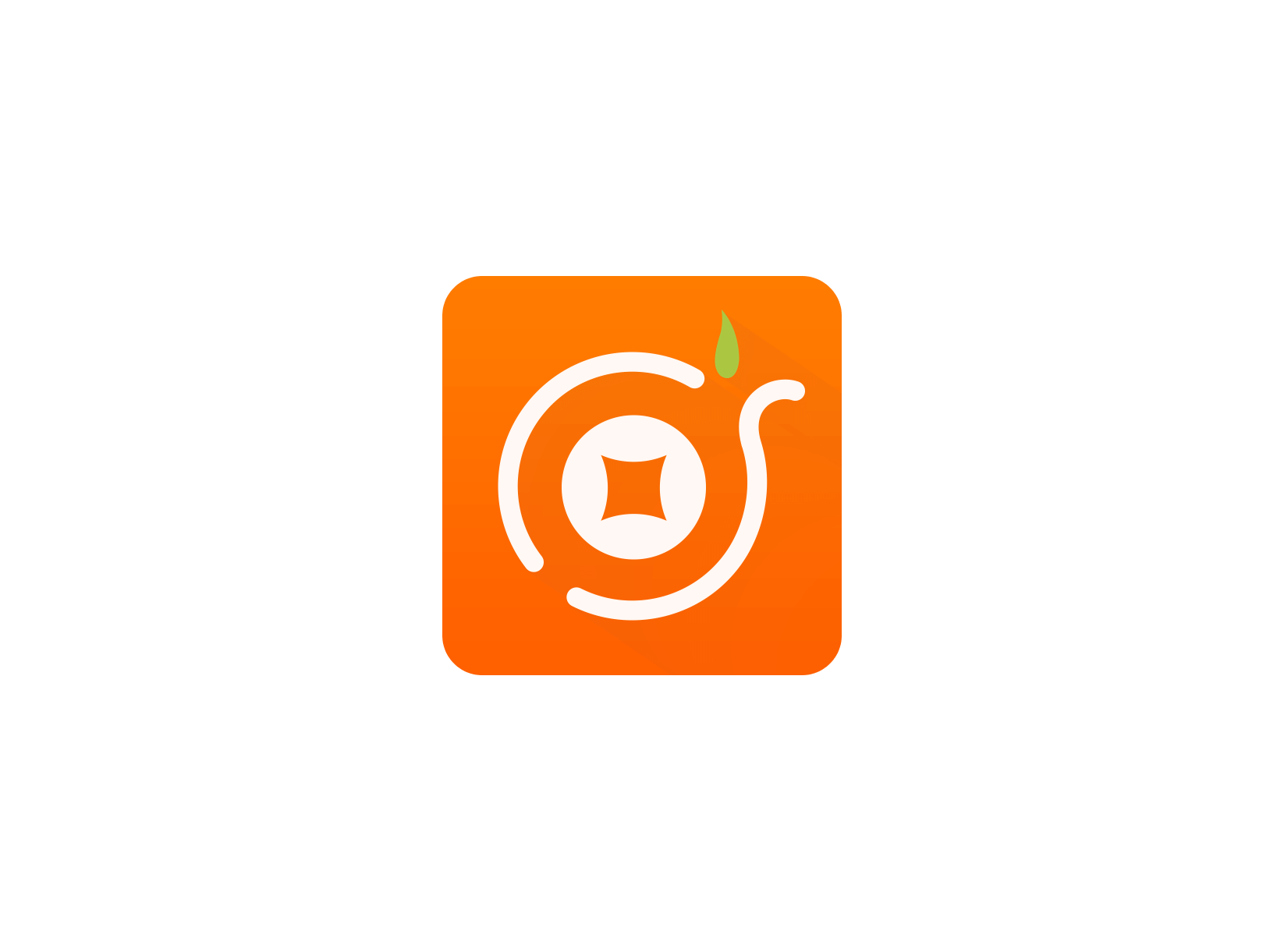 萌橙理财 ICON 图标标志