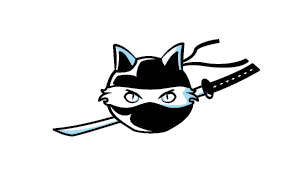 忍者小猫标志LOGO标志
