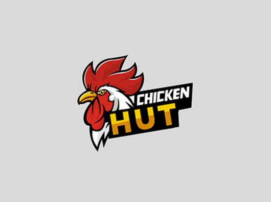 ChickenHut快餐店标志LOGO标志