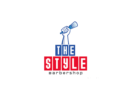 风格理发店标志LOGO标志