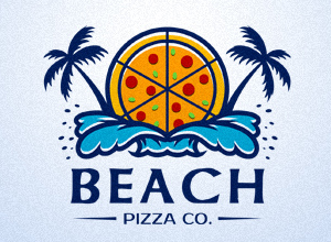 BEACHPIZZA标志LOGO标志