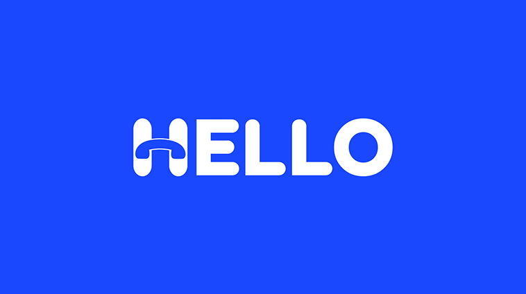 Hello电话标志