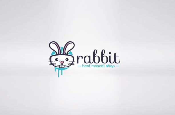 兔子logo标志设计LOGO