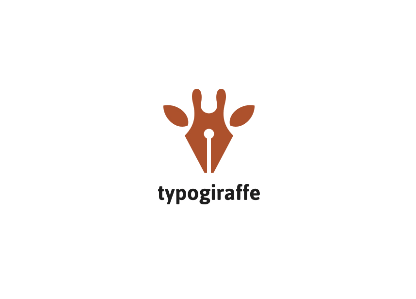 Typogiraffe 铅笔标志