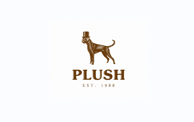 Plush 狗标志