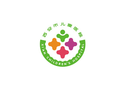 西安市儿童医院标志LOGO标志