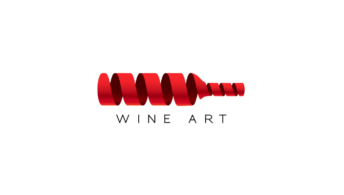 WINE ART 酒瓶 酒标志