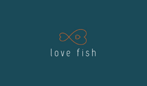 Love Fish 爱心鱼标志LOGO