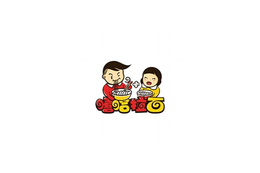 嘻哈拉面餐饮Logo设计LOGO