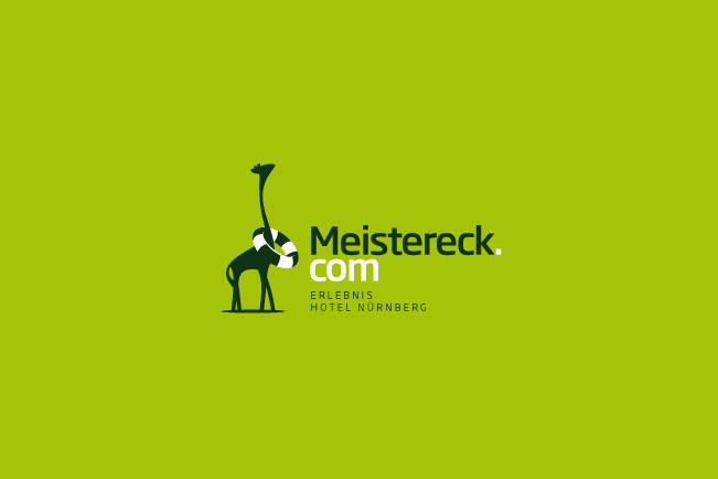 Meistereck 长颈鹿 动物 标志