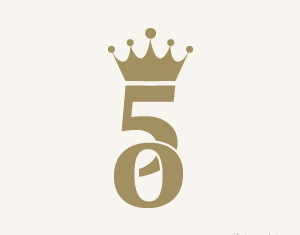 50岁生日聚会标志LOGO标志