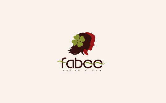 Fabee 幸运草四叶草人物标志设计标志