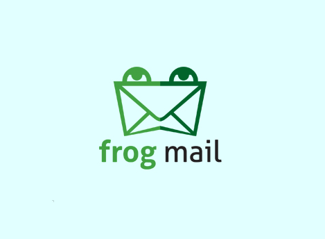 青蛙邮件标志LOGO标志