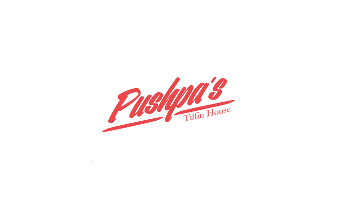 Pushpas餐厅字体设计LOGO