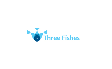 Three Fishes 鱼标志设计标志