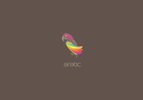 aratic鹦鹉标志设计标志