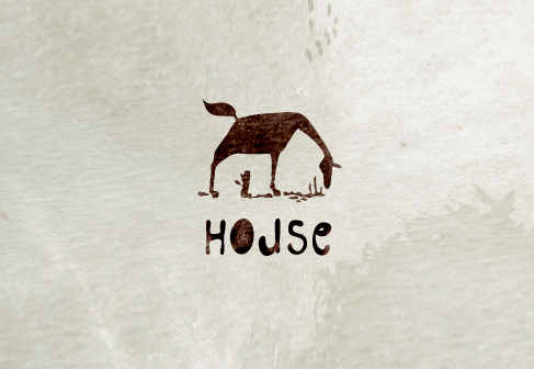 House Horse 马屋 房子家标志设计标志