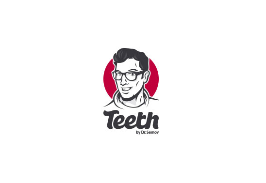 Teeth 人头像标志