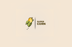 Super Corn 玉米标志LOGO