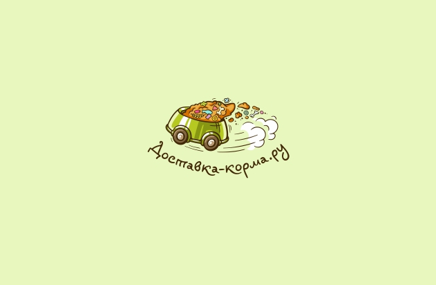 dostavkakorma.ru 碗 食品 车标志