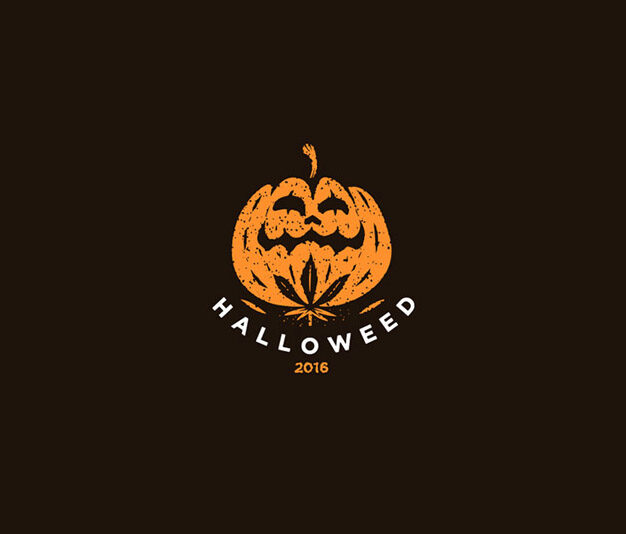 HALLOWEED万圣节主题logo标志