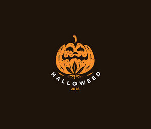 HALLOWEED万圣节主题logoLOGO