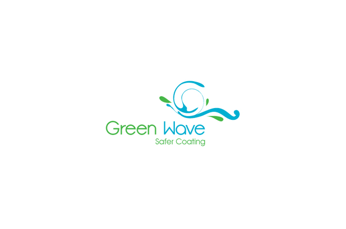 绿浪GreenWave标志设计LOGO