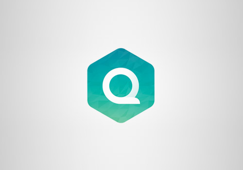 QuiqUp 六边型标志设计标志