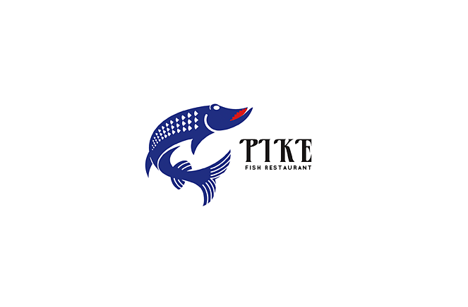PIKE鱼类餐厅LOGO