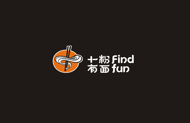 十粉有面餐饮Logo设计LOGO