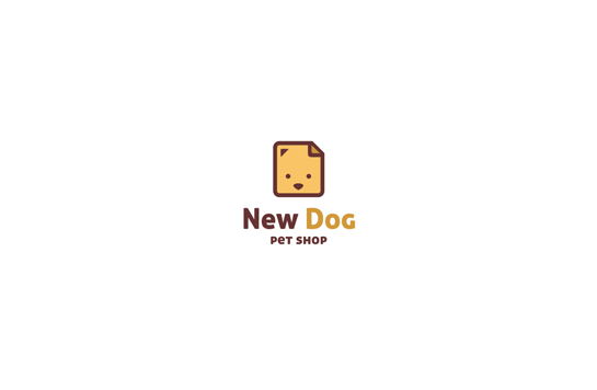 New Dog 狗 动物标志