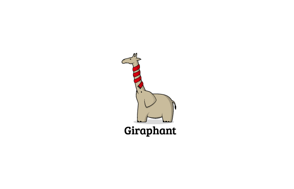 Giraphant 鹿标志