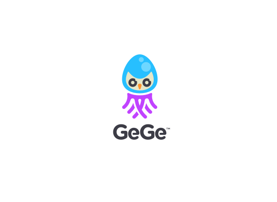 GeGe App 章鱼 动物 鱼标志