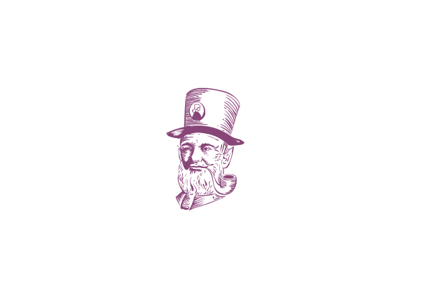 老人头像设计LOGO