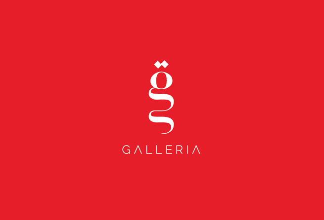 GALLERIA字体设计LOGO