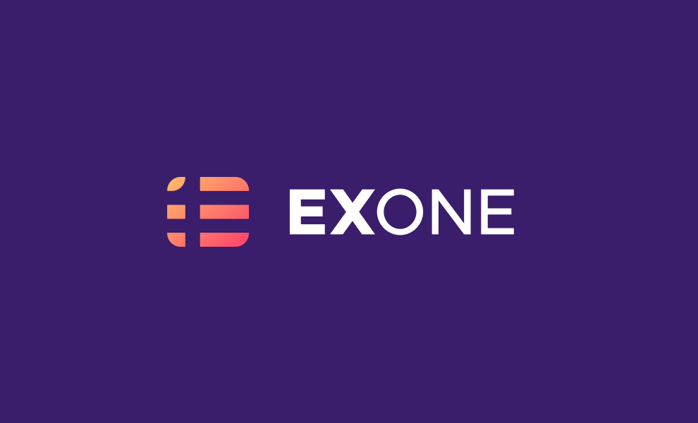 EXONE 1 字母E 数字1 负空间 标志