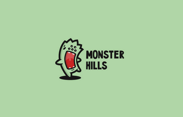 Monster HILLS标志 手机 怪物标志