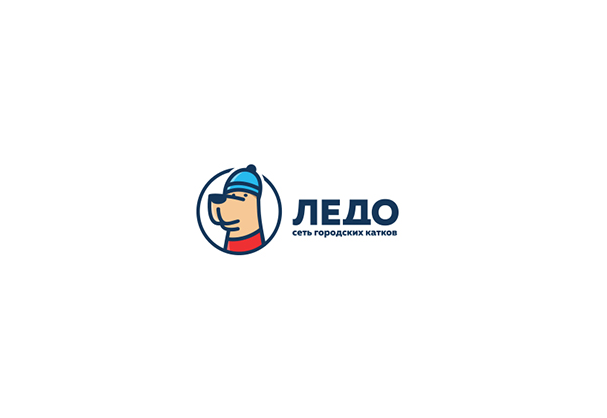 Ledo 狗标志设计标志