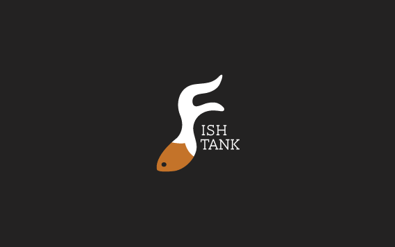 Fish Tank 鱼标志设计标志