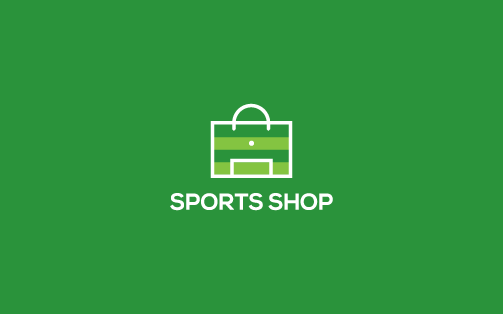 Sports Shop 购物 运动 足球场 标志