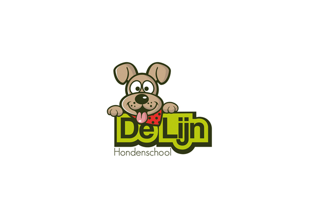 DeLijn 狗标志设计标志