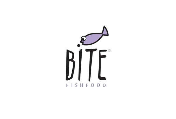 Bite Fishfood  鱼标志设计标志