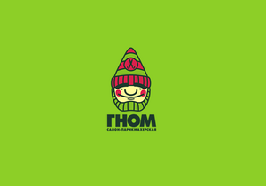 Gnome 卡通人头像标志LOGO